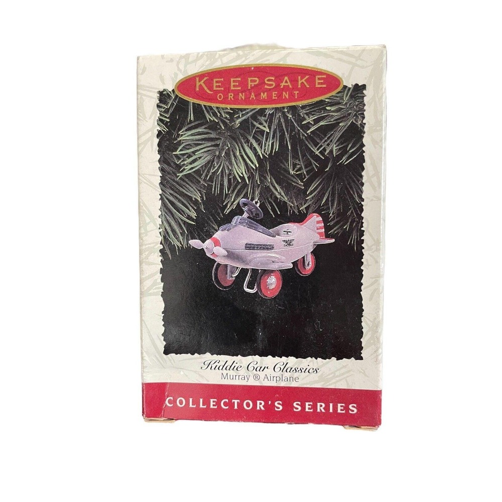 Murray Airplane 1996 Hallmark Keepsake Christmas Ornament Kiddie Car Classics